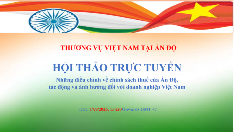 Tác động từ chính sách thuế Ấn Độ với doanh nghiệp Việt Nam