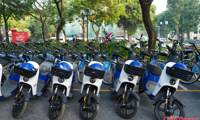 Hà Nội thí điểm xe đạp điện công cộng