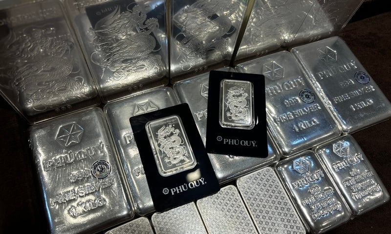 Giá bạc tăng mạnh khi vào danh sách ‘khoáng sản chiến lược 2025’