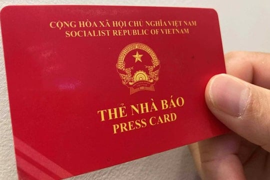 Gia hạn sử dụng Thẻ nhà báo kỳ hạn 2021-2025 đến hết ngày 30/6/2026