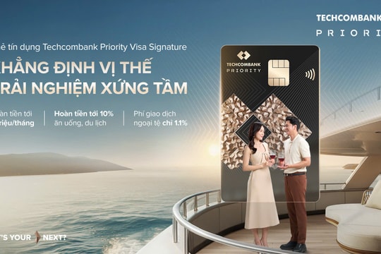 Techcombank Priority Visa Signature: Biểu tượng quyền lực - Mở khóa chuẩn sống đỉnh cao