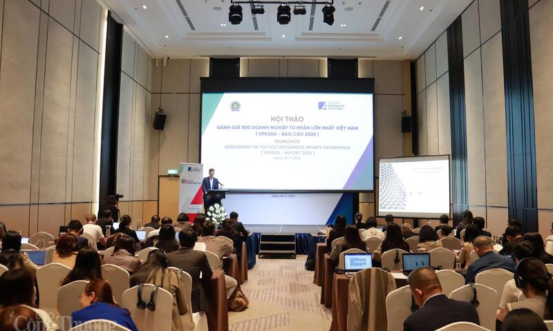Hội thảo ‘Đánh giá 500 doanh nghiệp tư nhân lớn nhất Việt Nam’