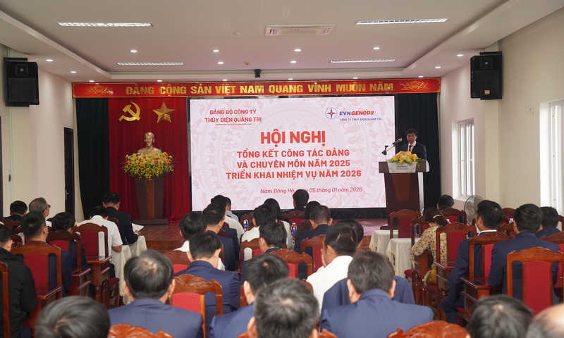 Công ty Thủy điện Quảng Trị triển khai nhiệm vụ năm 2026