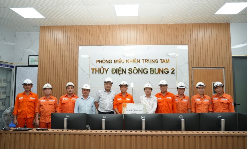 Thủy điện Sông Bung: Thăm, động viên người lao động vận hành nhà máy