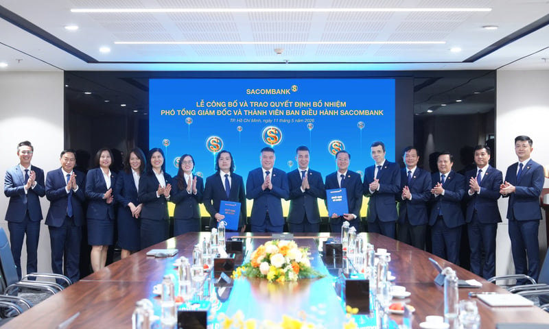 SACOMBANK kiện toàn đội ngũ lãnh đạo cấp cao