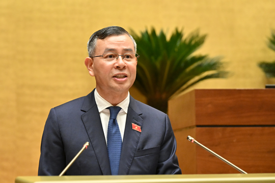 Bộ trưởng Bộ Tài chính trình Quốc hội báo cáo kế hoạch đầu tư công trung hạn