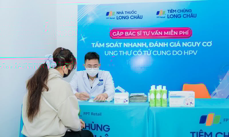 Long Châu tầm soát HPV miễn phí cho hơn 500 phụ nữ