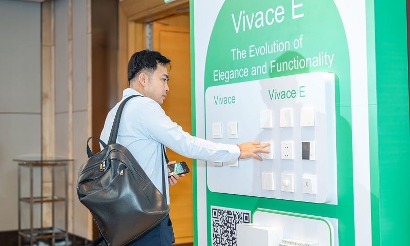 Ra mắt dòng công tắc Vivace E thế hệ mới tại Việt Nam