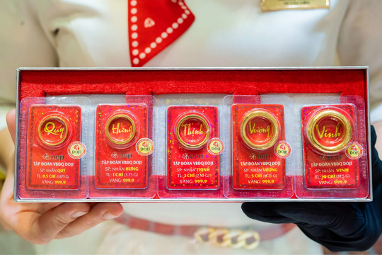 Giá vàng nhẫn hôm nay 1/4/2026: Bật tăng mạnh