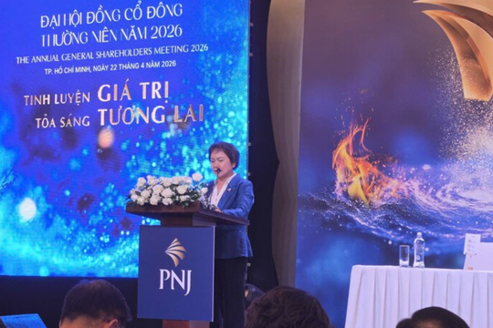 PNJ đặt mục tiêu lãi kỷ lục, tiếp tục nâng cấp mạng lưới