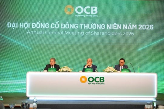 ĐHĐCĐ OCB: Mục tiêu lợi nhuận 2026 tăng 39% so với năm 2025, đạt 6.960 tỷ đồng