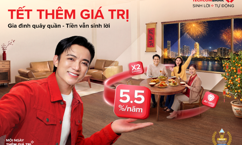 Tối ưu tiền nhàn rỗi với giải pháp sinh lời tự động 5,5%