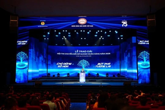 Bế mạc và trao giải Hội thi Chuyển đổi số ngành Ngân hàng 2026: Tôn vinh trí tuệ và khát vọng "bứt phá tương lai"
