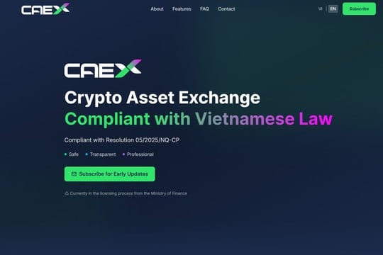 CAEX – Công ty thuộc hệ sinh thái VPBank sẵn sàng thí điểm sàn giao dịch tài sản mã hóa