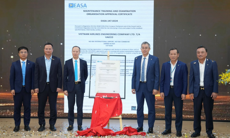 Việt Nam có tổ chức đào tạo bảo dưỡng tàu bay theo chuẩn châu Âu