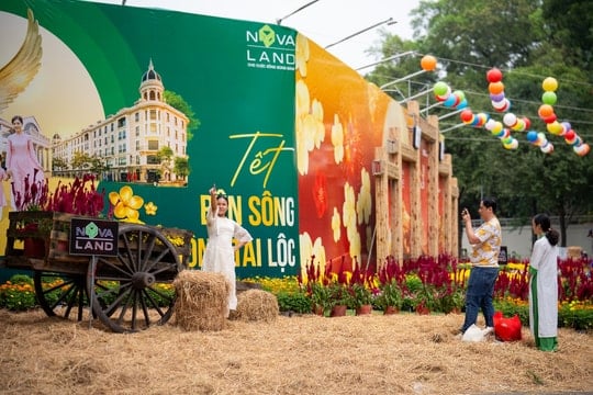 Khu "đất vàng" 12 Lê Duẩn rực rỡ sắc xuân dịp Tết Bính Ngọ