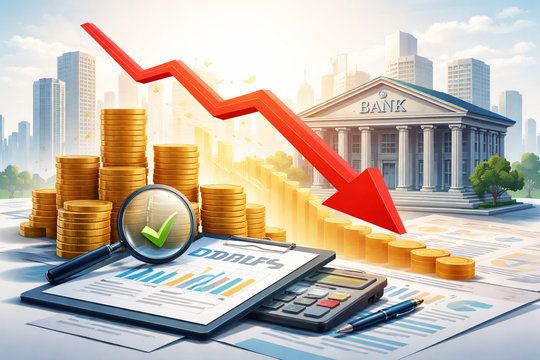 Khép lại 2025, nợ xấu ngân hàng hạ nhiệt mạnh mẽ