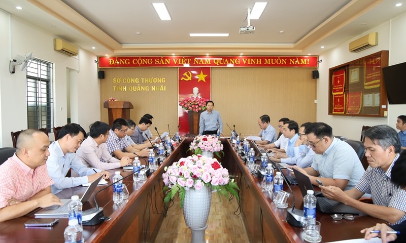 PC Quảng Ngãi và Sở Công Thương làm việc về tình hình cung ứng điện 2026