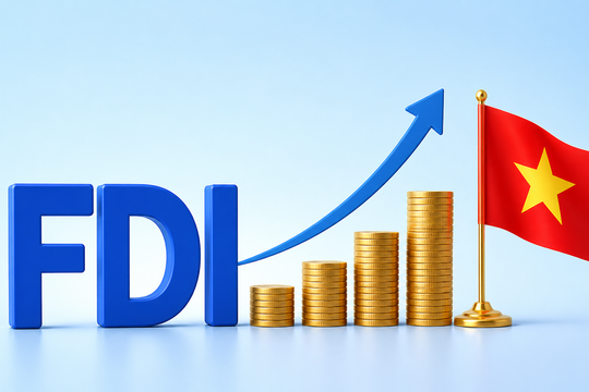 Dòng vốn FDI vào Việt Nam 4 tháng đầu 2026 vượt 18 tỷ USD
