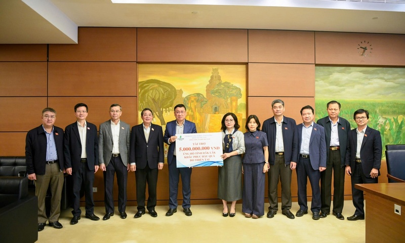 PV GAS chung tay hỗ trợ đồng bào Đắk Lắk khắc phục hậu quả mưa lũ