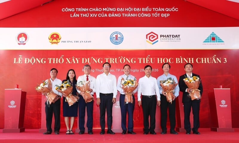 TP. Hồ Chí Minh: Động thổ xây dựng trường học đạt chuẩn quốc gia