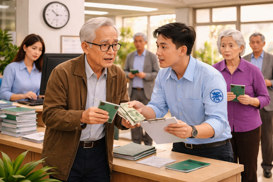 Các trường hợp bảo hiểm xã hội thu hồi lương hưu và trợ cấp tháng 2-3/2026