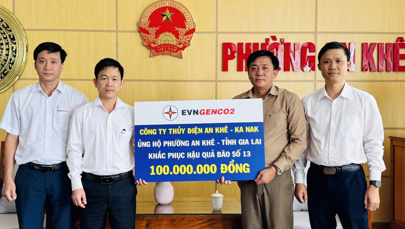 Công ty Thủy điện An Khê - Ka Nak dành gần 1 tỷ đồng cho các hoạt động an sinh