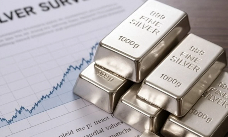 Giá bạc tăng tuần thứ hai liên tiếp, áp sát mốc cao mới