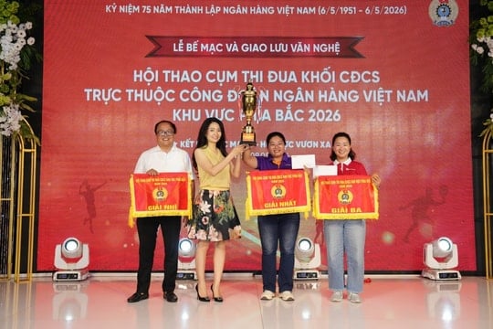 Hội thao cụm thi đua khối CĐCS ngành Ngân hàng khu vực phía Bắc thành công tốt đẹp, CĐCS Hiệp hội Ngân hàng Việt Nam đạt giải Phong cách