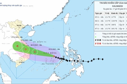 Chính phủ yêu cầu bố trí lực lượng ứng trực sẵn tại tất cả các địa bàn trọng yếu ứng phó bão số 13