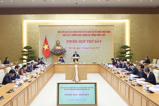 Xây dựng luật pháp phục vụ phát triển là cơ bản, chiến lược, lâu dài; phục vụ cho phòng, chống là thường xuyên, quan trọng