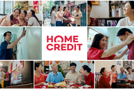 Home Credit nằm trong Top 10 chiến dịch truyền thông nổi bật nhất tháng giáp Tết của Kompa
