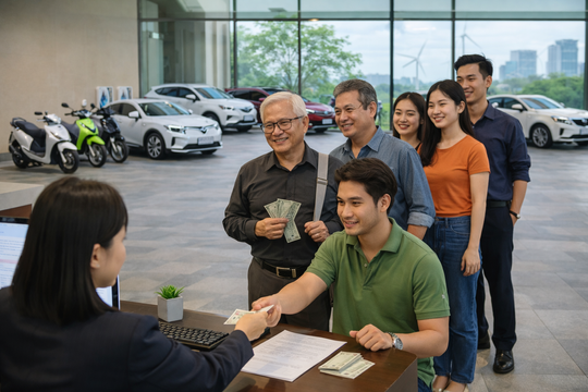 Vay mua xe điện: Ngân hàng nào áp dụng lãi suất thấp nhất hiện nay?