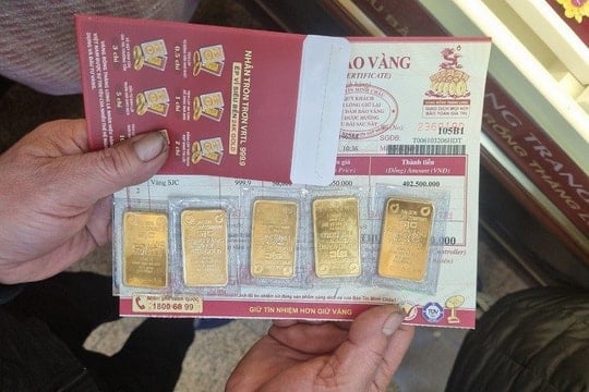 Ngày 4/3: Giá vàng trong nước lao dốc