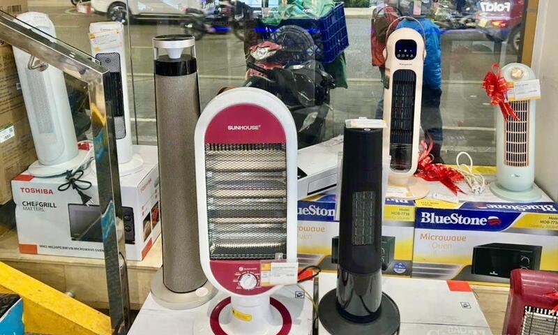 Thị trường thiết bị sưởi ấm Hà Nội sôi động trở lại