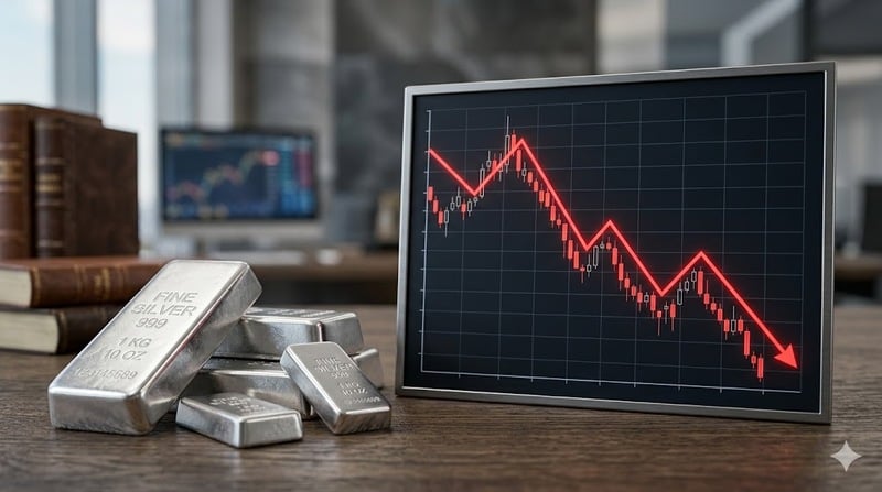 Ba tín hiệu khiến giá bạc ‘lao dốc’