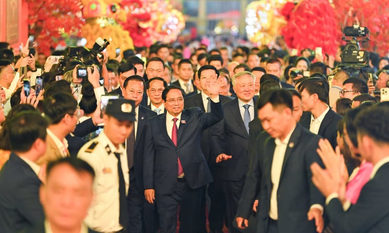 Chùm ảnh: Các vị khách đặc biệt dự Lễ khai mạc Hội chợ Mùa Thu lần thứ nhất - 2025