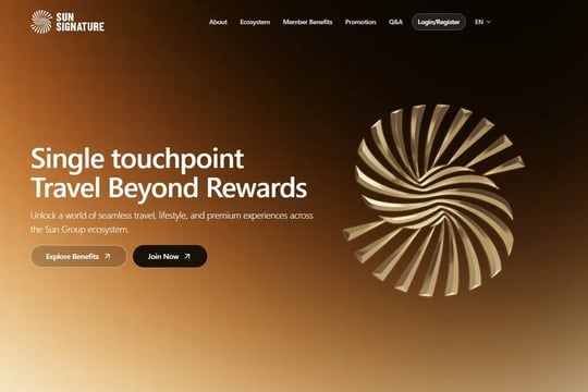 Sun Signature - đặc quyền kết nối hàng không, nghỉ dưỡng, giải trí, chăm sóc sức khỏe, tài chính đầu tiên tại Việt Nam