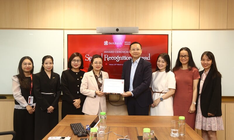SeABank nhận giải thưởng quốc tế từ Wells Fargo năm 2025