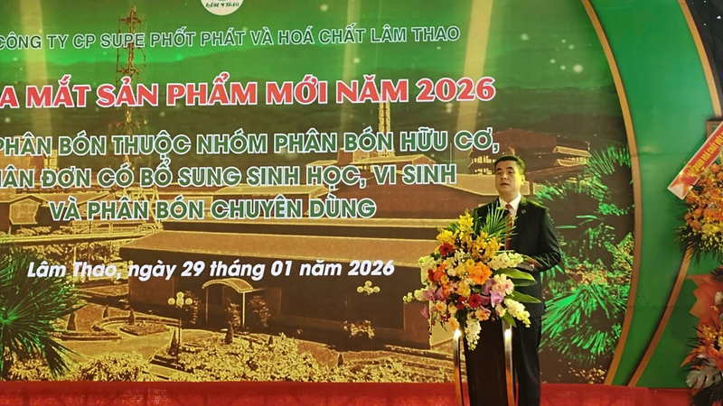 Supe Lâm Thao ra mắt sản phẩm phân bón mới năm 2026