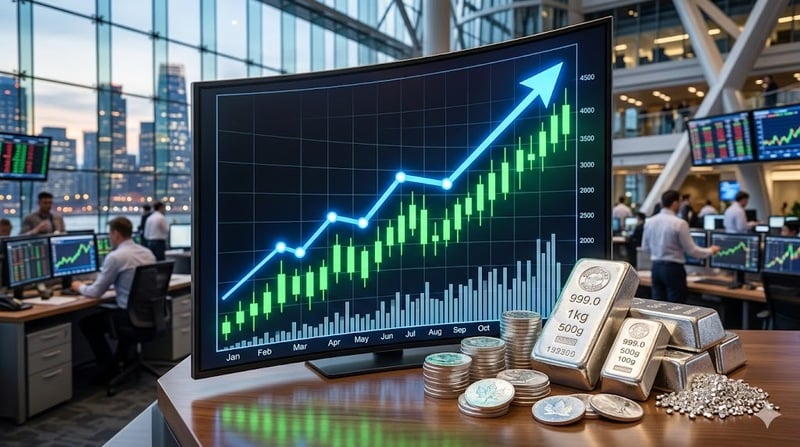 Giá bạc tăng tuần thứ tư liên tiếp, duy trì xu hướng tích cực