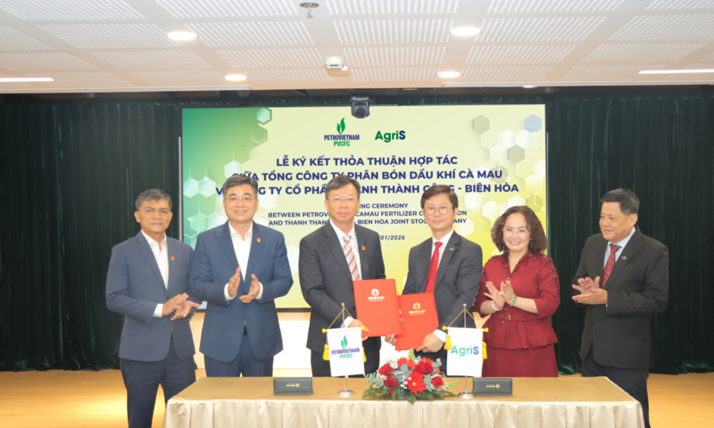AgriS và PVCFC ký kết hợp tác chiến lược thúc đẩy nông nghiệp bền vững