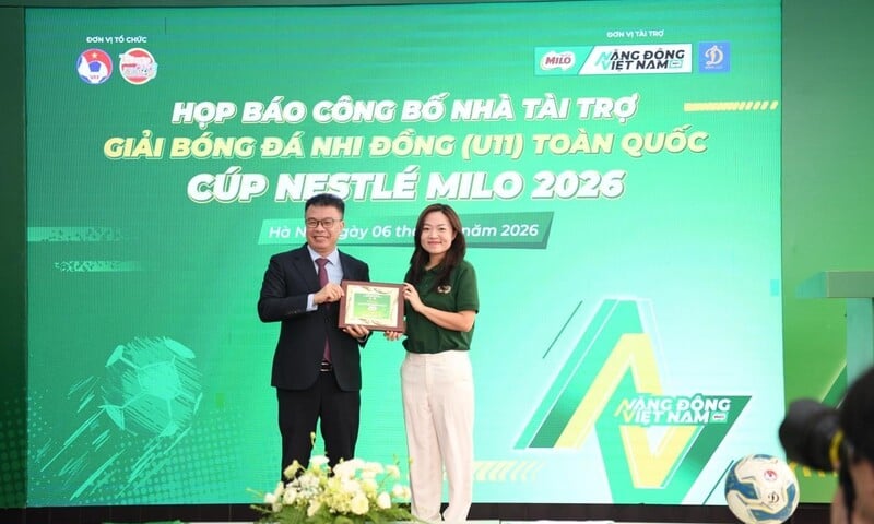 Nestlé MILO tiếp tục đồng hành cùng Giải Bóng đá Nhi đồng toàn quốc 2026