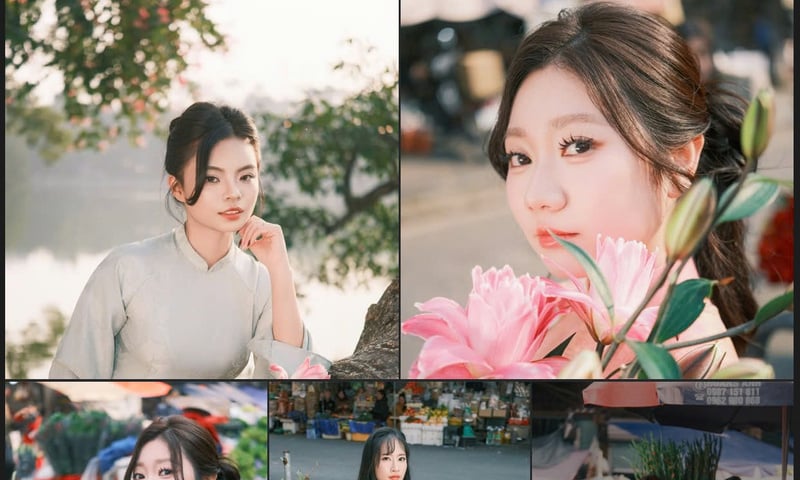 Đến hẹn lại lên, các dịch vụ phục vụ 'nàng thơ' chụp ảnh Tết vào mùa