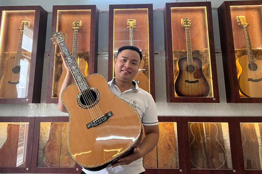 Từ đam mê âm nhạc, chàng trai 9x khởi nghiệp guitar custom và hành trình đưa sản phẩm Việt ra thế giới