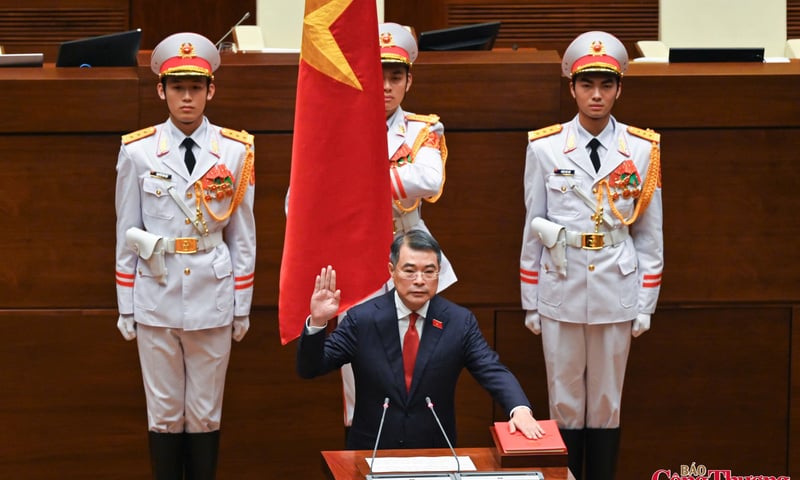 Chùm ảnh: Thủ tướng Chính phủ Lê Minh Hưng tuyên thệ, phát biểu nhậm chức