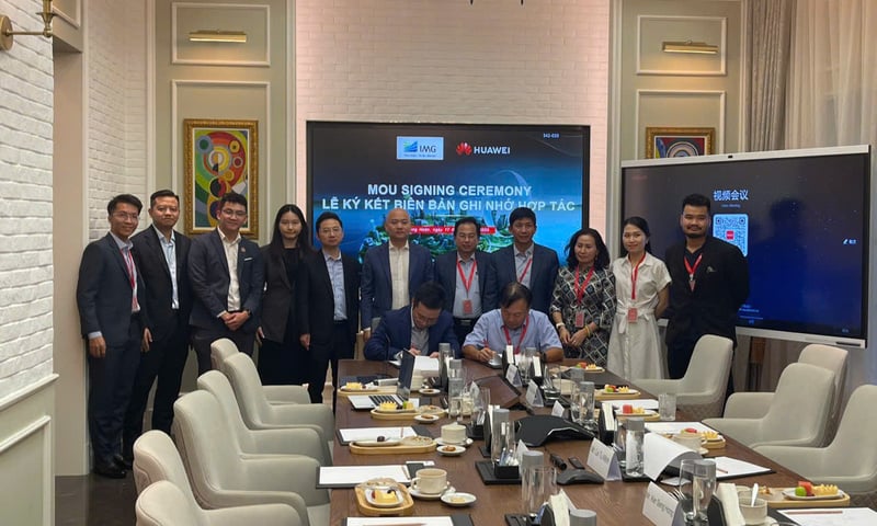 IMG – Huawei hợp tác phát triển Khu công nghiệp xanh tại Cần Đước