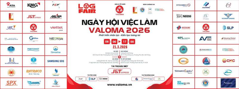 Ngày hội Việc làm VALOMA kết nối doanh nghiệp và nhân lực logistics