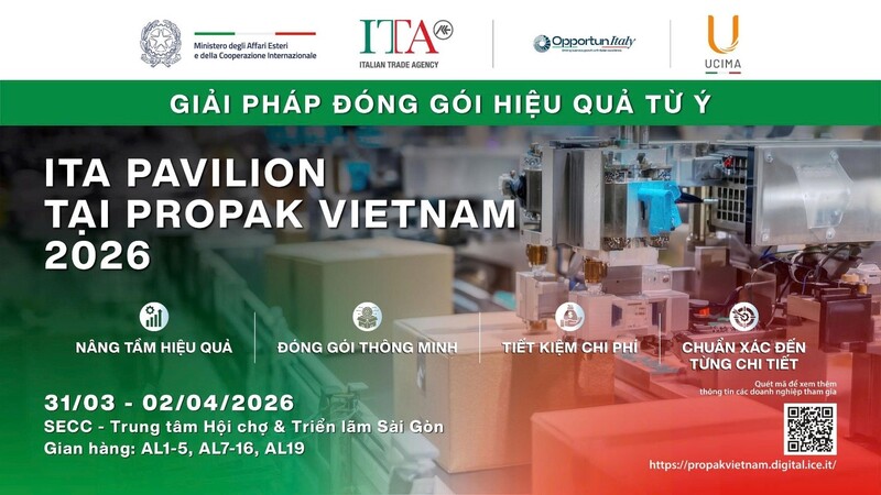 Khám phá giải pháp đóng gói hiệu quả từ Ý tại ProPak Vietnam 2026