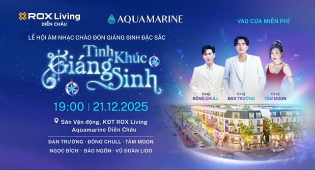 “Tình khúc Giáng Sinh” - Âm nhạc gắn kết cộng đồng tại Diễn Châu